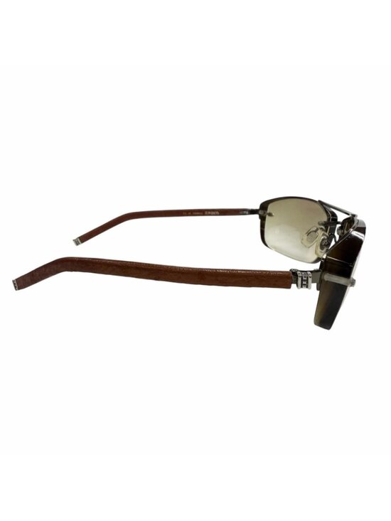 Chrome Hearts Amped Leather 925 Two Bridge Gradient Lens Eyewear Sunglasses main image 9